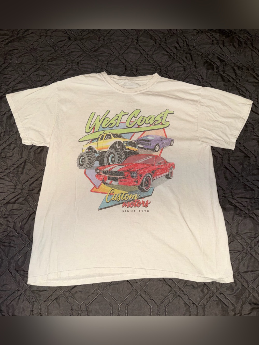 Full Tilt White 'West Coast' Graphic Tee